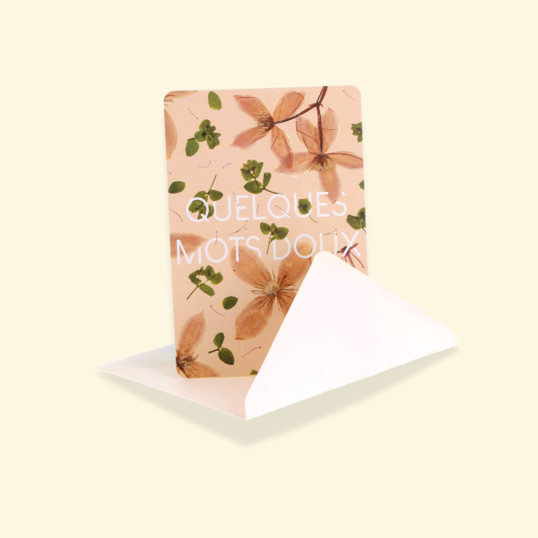 Carte - Quelques mots doux Rosé