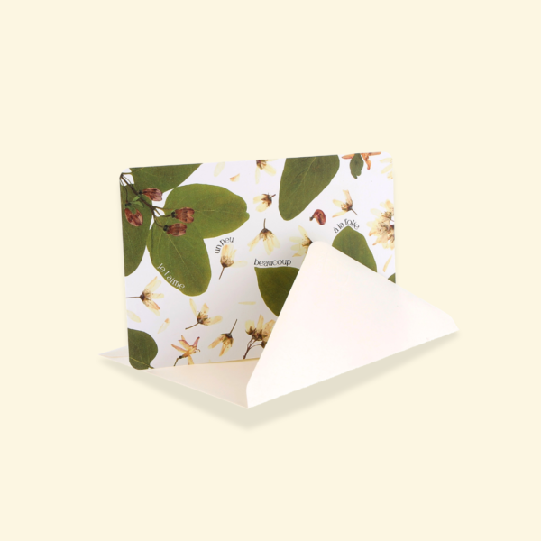 Carte - Un peu beaucoup Blanche